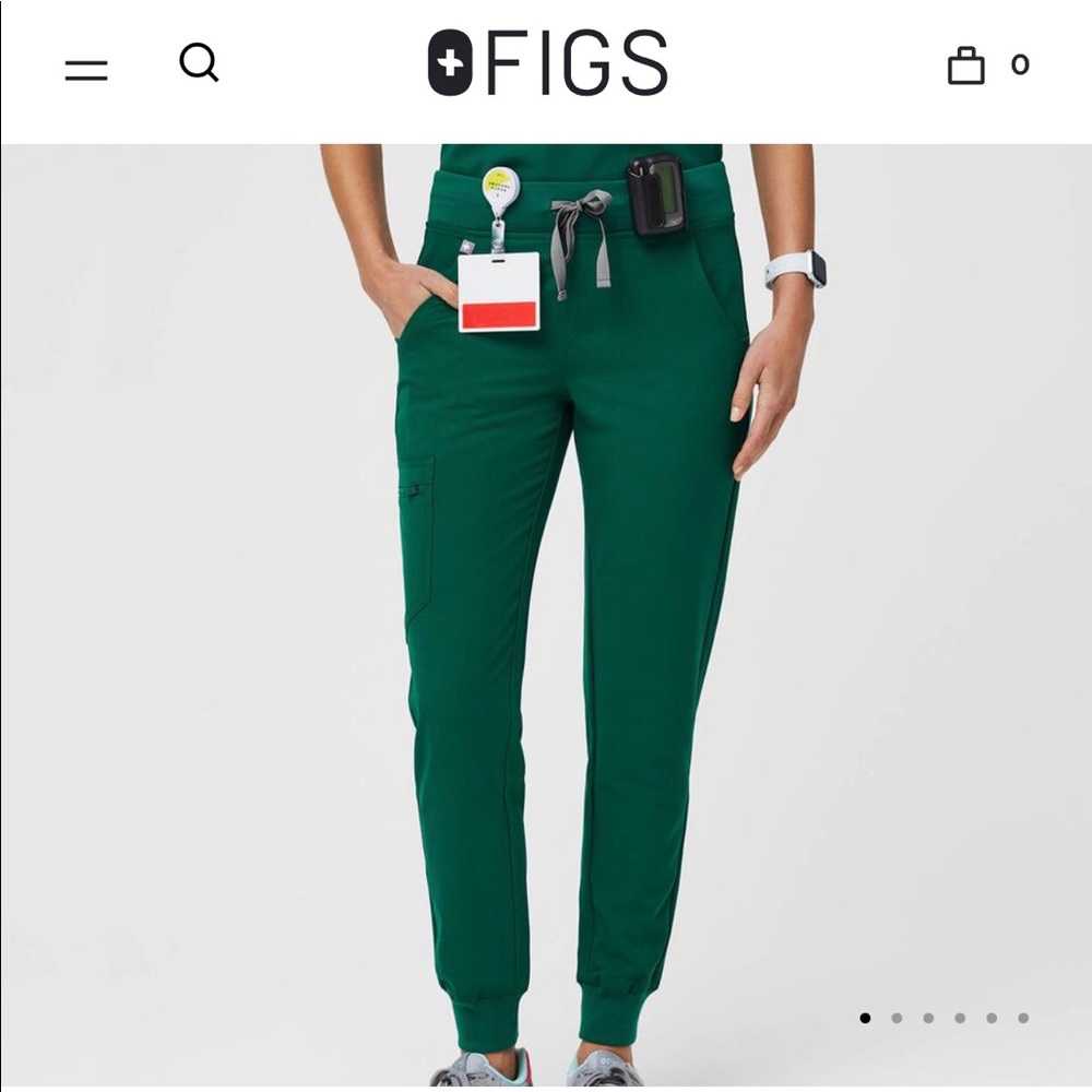 Figs Hunter Green Zamora Joggers